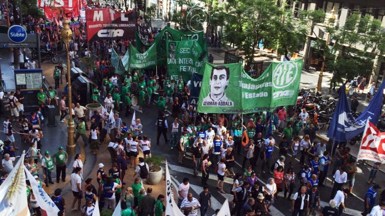 La CTA Autónoma marchó a Plaza de Mayo