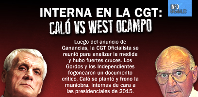 Interna en la CGT: Caló Vs West Ocampo