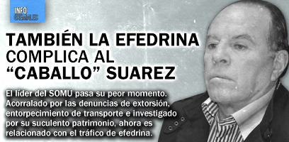 También la efedrina complica al «Caballo» Suarez