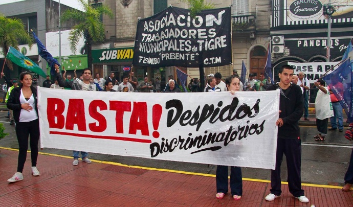 Despidos discriminatorios en el Municipio de Tigre