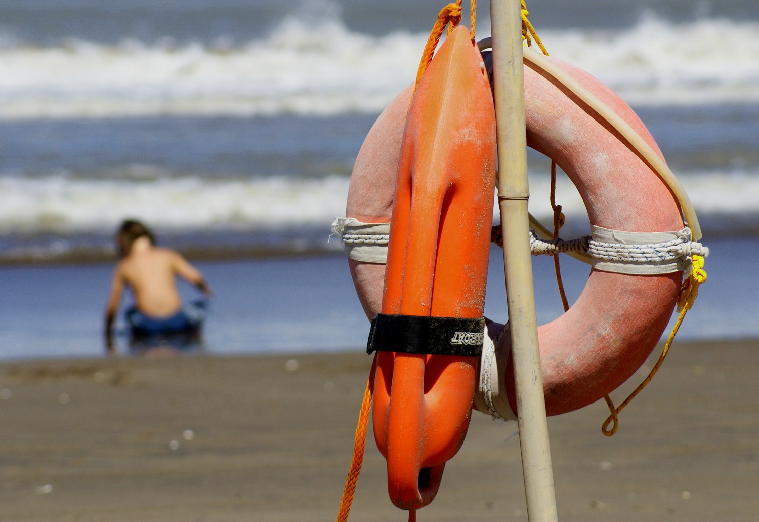 Fin de semana sin guardavidas en Pinamar