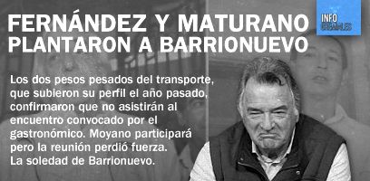 Fernandez y Maturano plantaron a Barrionuevo