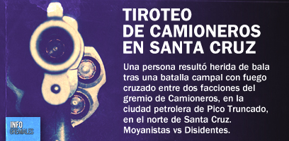 Tiroteo de Camioneros en Santa Cruz