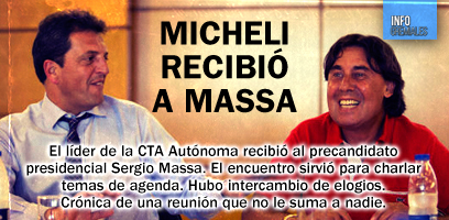 Micheli recibió a Massa