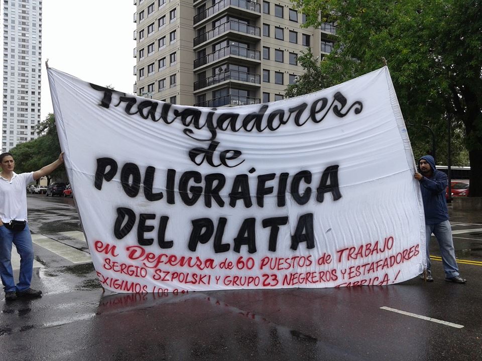 Poligráfica del Plata pelea contra el vaciamiento