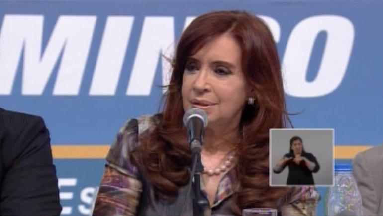 CFK le reclamó solidaridad a los que pararon