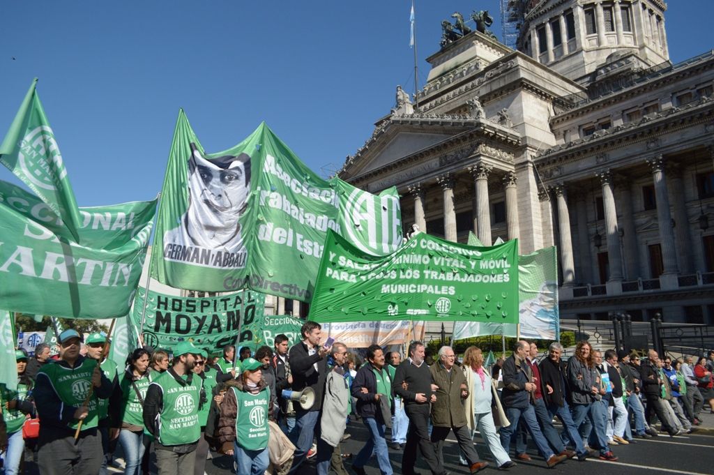 Jornada nacional de protesta de ATE