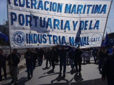 Portuarios marcharán el jueves