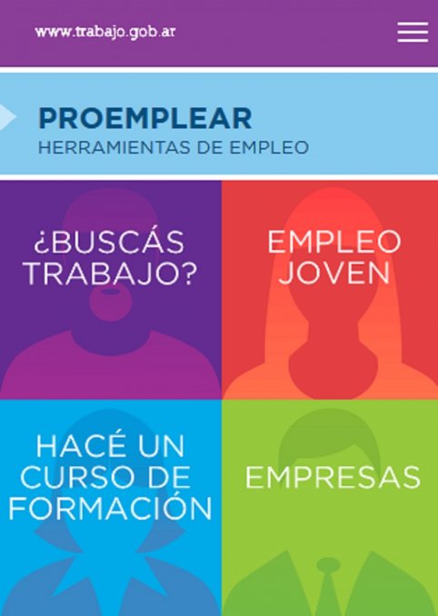 Trabajo lanzó una app para buscar empleo