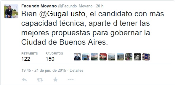 Facundo y un apoyo inesperado a Lousteau