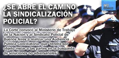 ¿Se abre el camino a la sindicalización policial?