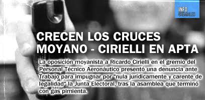 Crecen los cruces Moyano – Cirielli en APTA