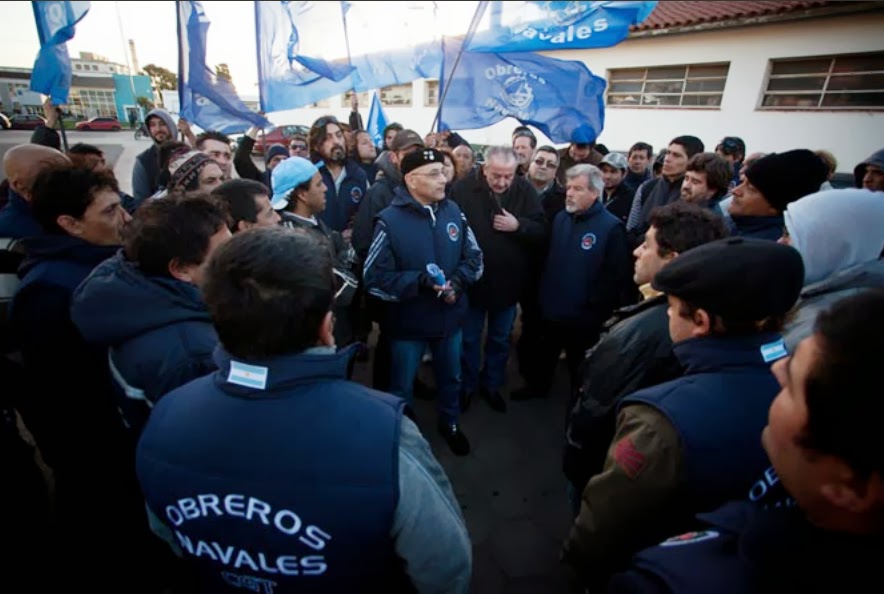 Speroni fue reelecto en el gremio de Obreros Navales