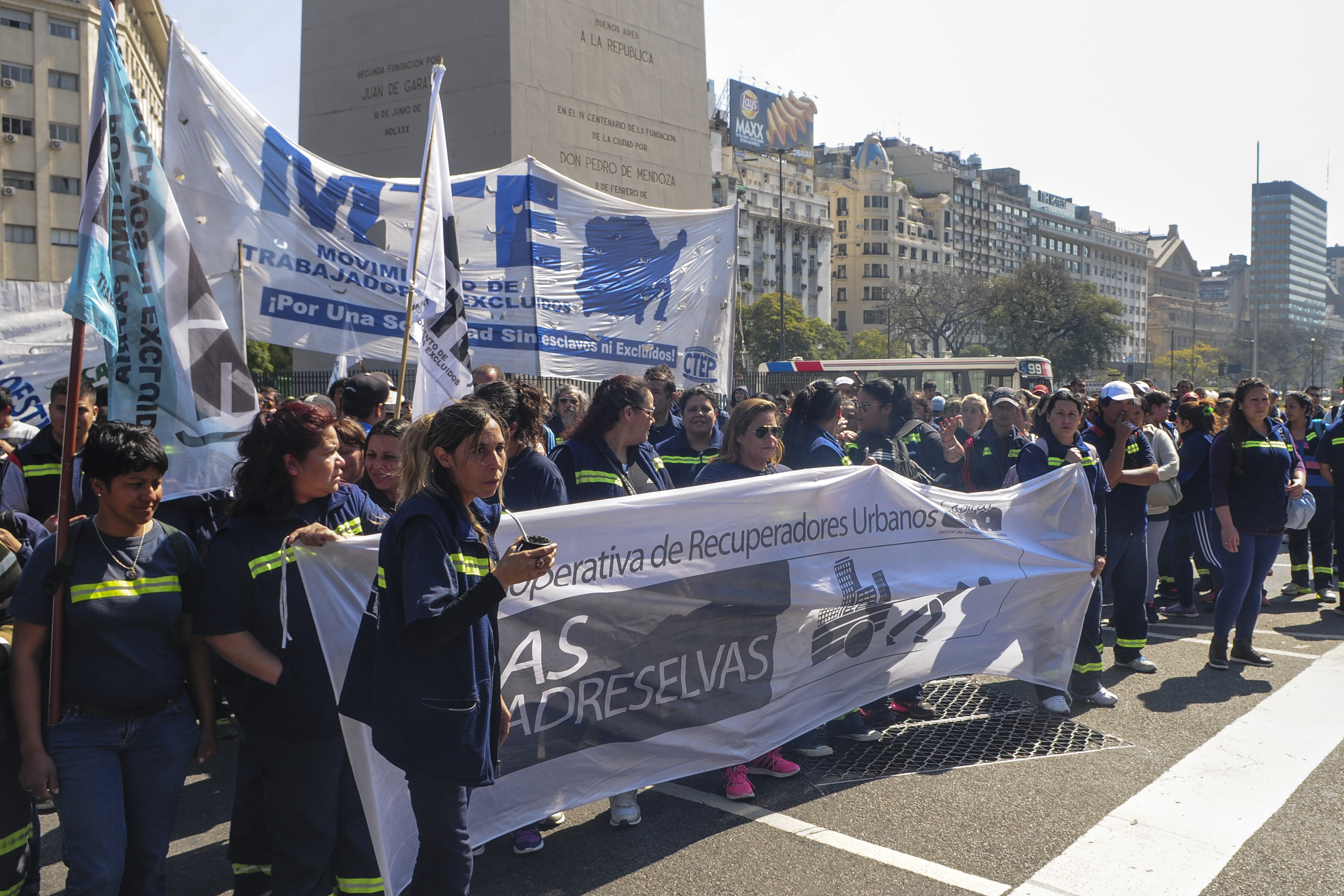 Cartoneros denunciaron «abandono» del sistema de reciclado