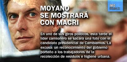 Moyano se mostrará con Macri