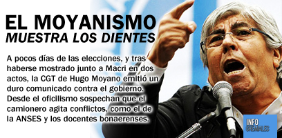 El moyanismo muestra los dientes