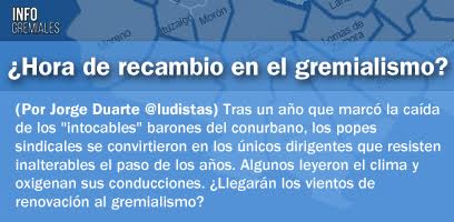 ¿Hora de recambio en el gremialismo?