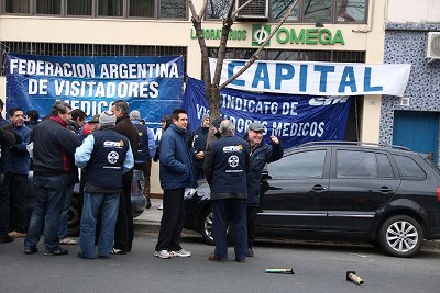 Visitadores Médicos paran y se movilizan por paritarias