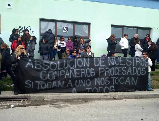 Nueva protesta por la absolución de trabajadores fueguinos