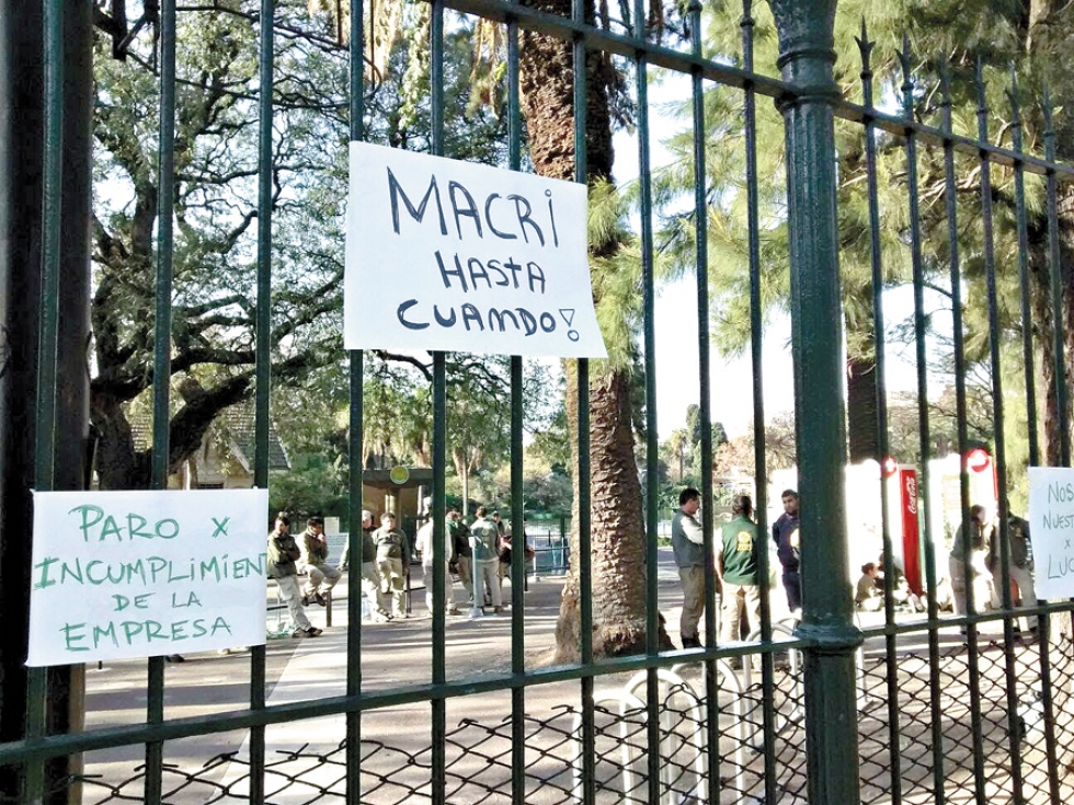 Paro en el Zoo porteño