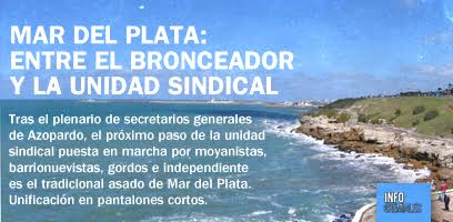 Mar del Plata: entre el bronceador y la unidad sindical