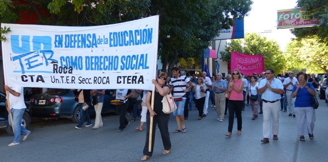 Docentes: Rio Negro comenzará a discutir salarios la semana próxima