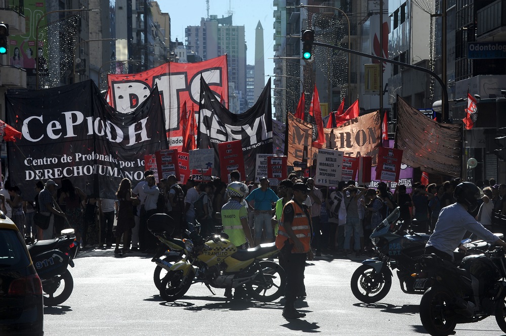 Protesta contra los despidos en Agroindustria