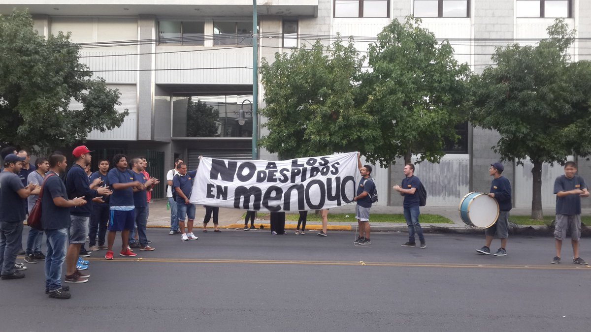 Otra protesta por despidos en Menoyo