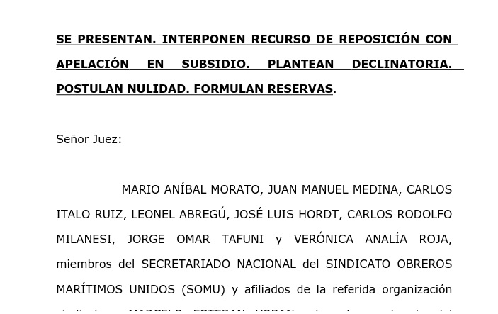 Ya sin Suarez, el SOMU apela la intervención del gremio