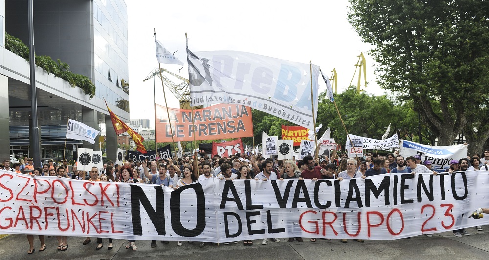 Piden que el gobierno intervenga ante el vaciamiento del Grupo 23