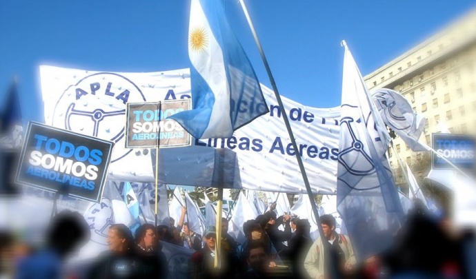 Se le acabó la paz a Isela y los pilotos van al paro en Aerolíneas Argentinas
