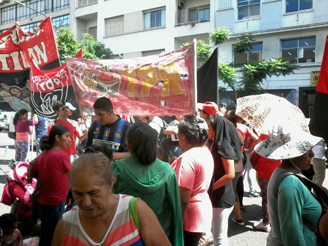 Primer piquete contra Macri por planes laborales