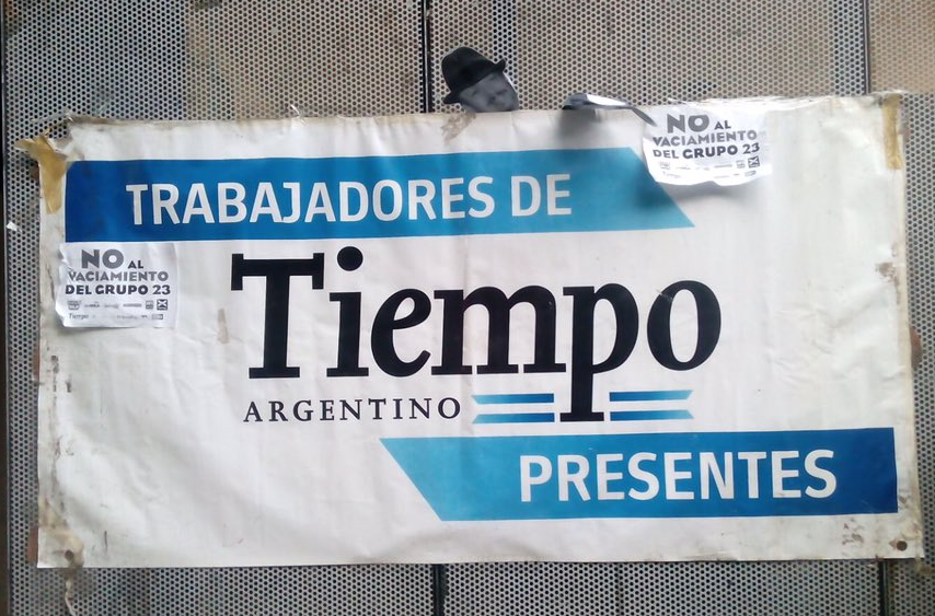 El sindicalismo unido por los trabajadores de Tiempo Argentino