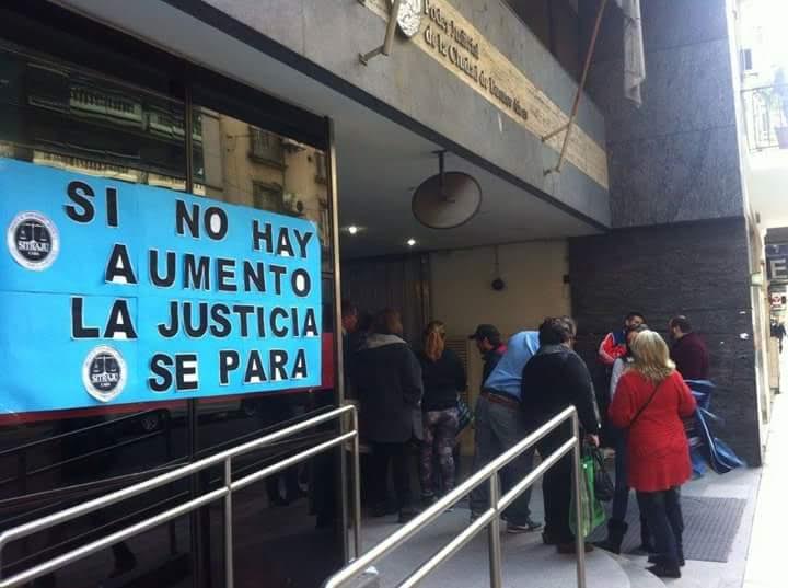 Sin acuerdo salarial, los juzgados porteños otra vez parados