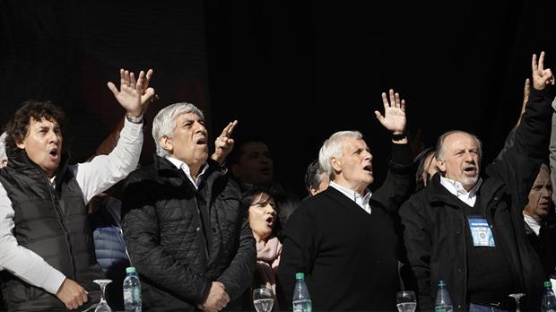 En otra muestra de unidad, la cúpula sindical se reúne con la pastoral social