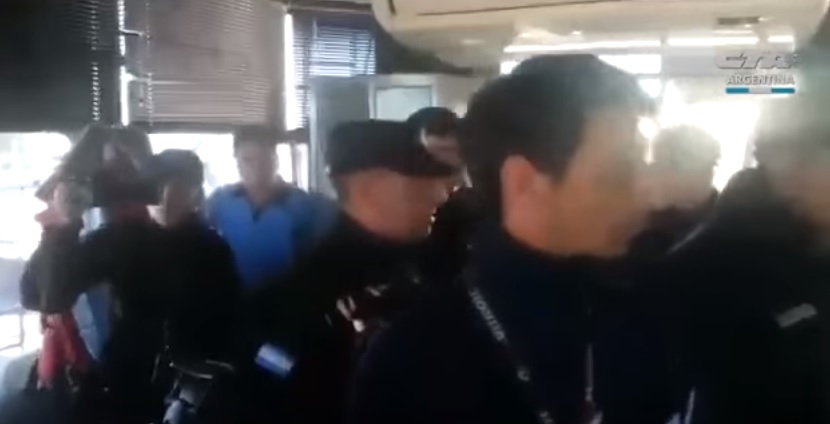 ATE difundió un video de la represión a controladores aéreos