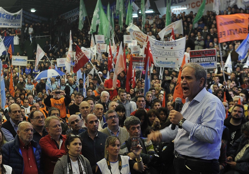 Palazzo mostró su fuerza y pidió una CGT combativa para enfrentar el ajuste