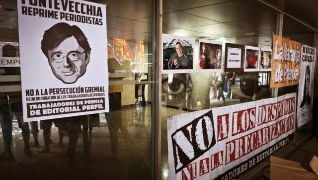 Se profundiza la protesta contra Fontevecchia en Perfil