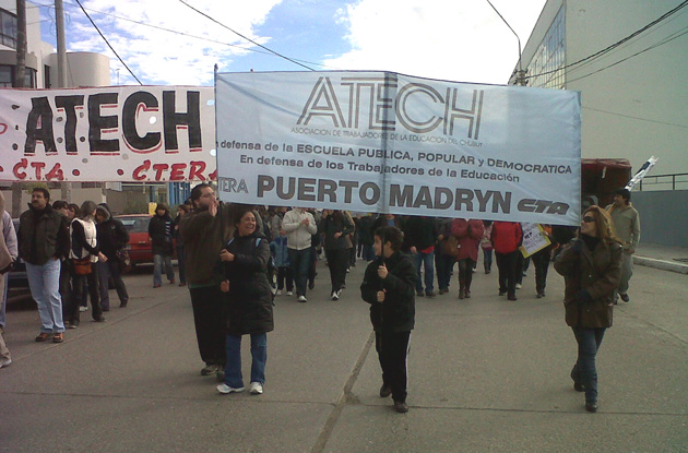 Paro docente tras el receso invernal en Chubut