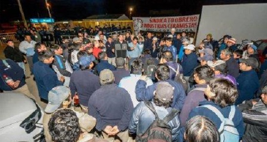 Cerámica San Lorenzo suspende a todo su personal de Puerto Madryn
