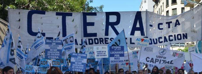 Ctera le puso fecha al paro nacional: 24 de agosto