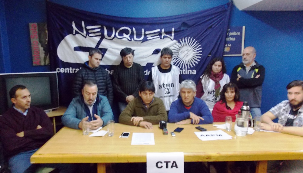 La CTA neuquina se sumó a la Marcha Federal