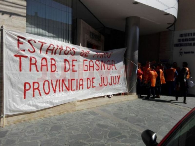 Trabajadores de GASNOR paran por 72 horas en Jujuy