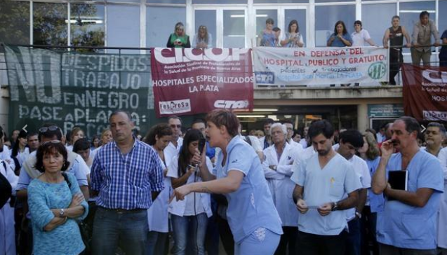 Los médicos le vuelven a parar los hospitales a Vidal