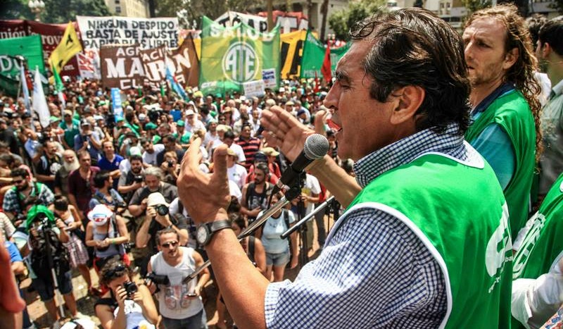 Séptimo paro nacional de estatales contra la política de cambiemos