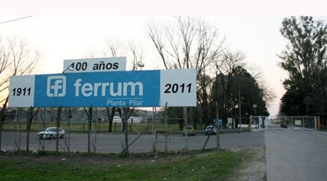 Ferrum suspenderá 500 empleados en su Planta de Pilar