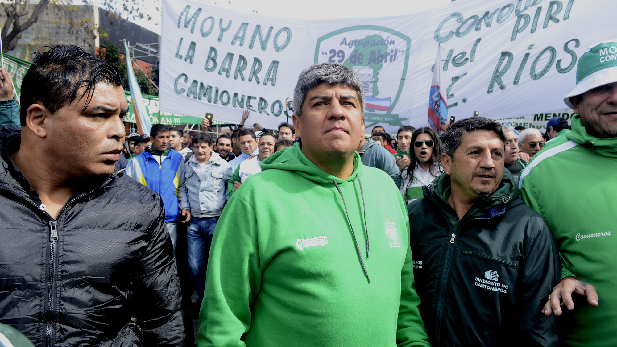 Para Pablo Moyano, «se quieren llevar puestas las conquistas de los trabajadores»