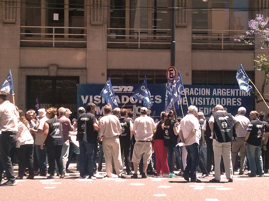 Se suspendió otra reunión y los visitadores médicos terminan el año sin paritarias