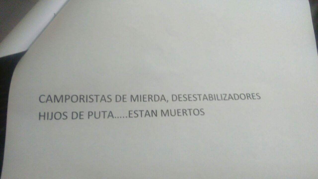 Delegados de ATE Educación amenazados de muerte