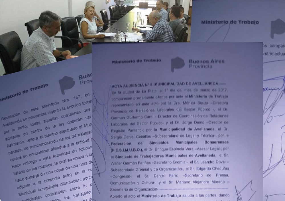 Municipales buscan la mediación de Trabajo para garantizar las paritarias en Avellaneda